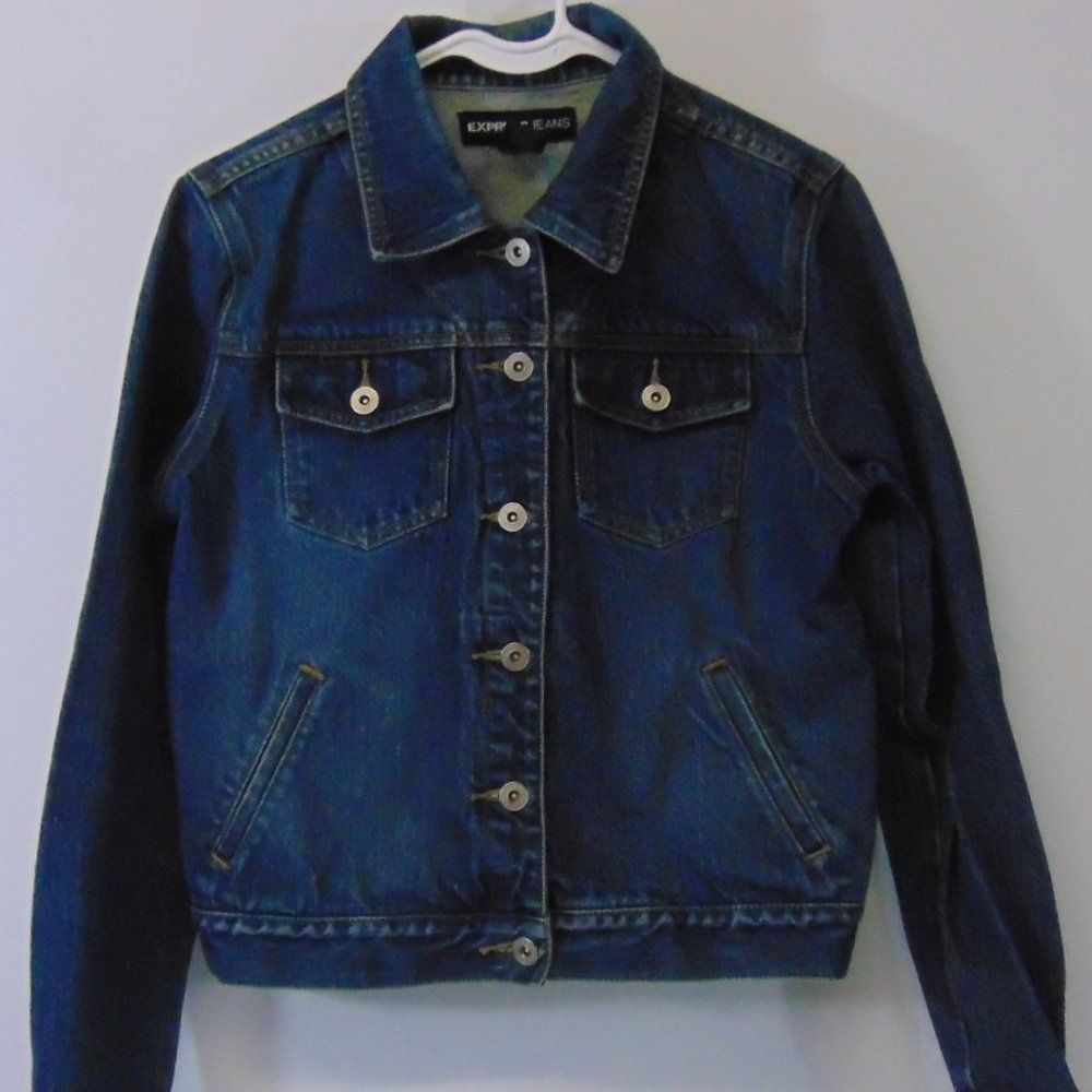 Women's Express Jeans Jean Jacket Size M Cotton